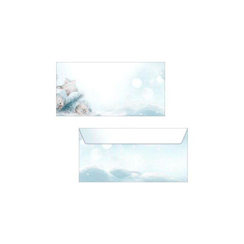 SIGEL DU312 Christmas Envelopes DIN Long Pack of 25 in