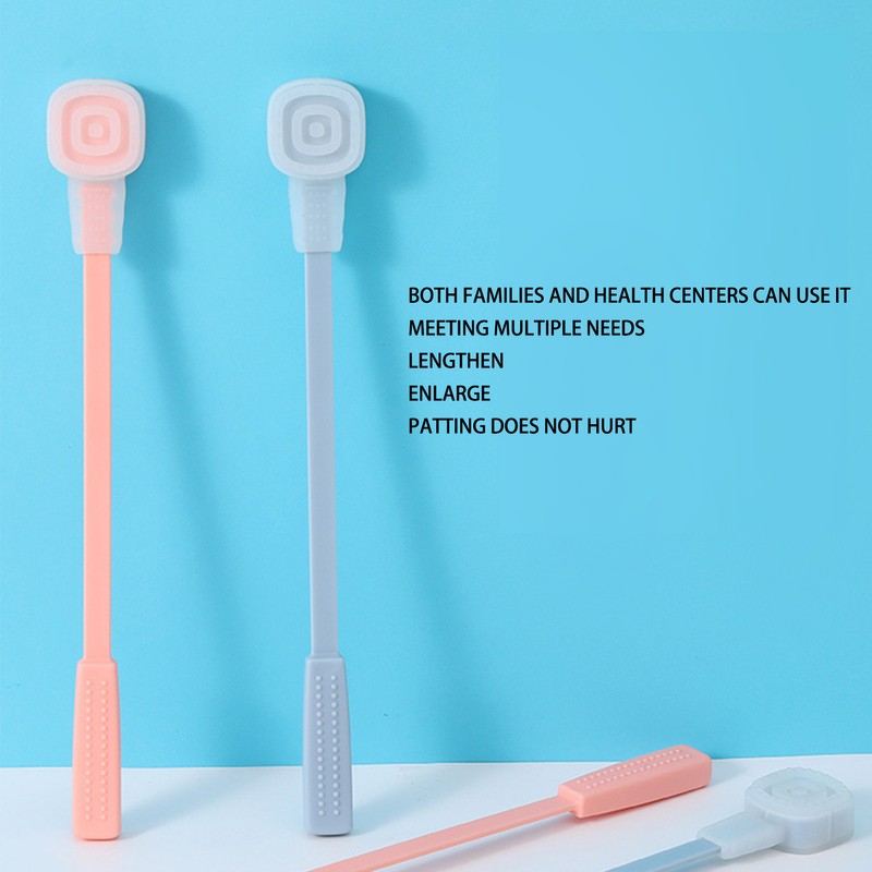 2Pcs Meridian Pat Sha Board Pats Pink Blue Silicone Health