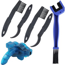 JONMON 6P Bicycle Chain Clean Set Brushes - Brush Suitable for Chain Cleaning on Mountain Bikes, Road Bike, Motorcycles, and Bicycles, Bike Chain Crankset Brush used for Chain, Gear & Sprocket