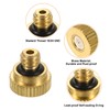 sourcing map Brass Misting Nozzle, 10/24 UNC 0.5mm Orifice Dia