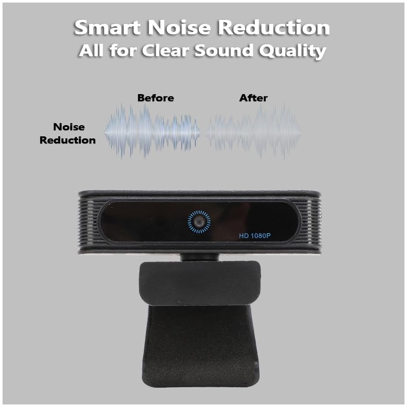 Gugxiom 1080P Webcam for Windows Hello Face Login, 120° Wide