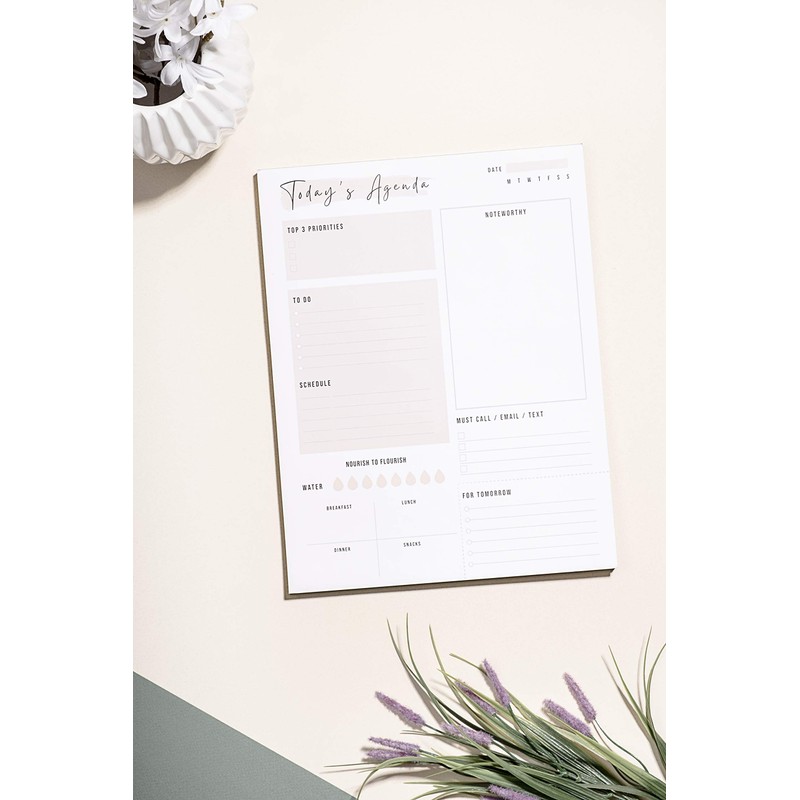 Scribble & Dot® Daily Planner Pad - 140gsm Desk Pad