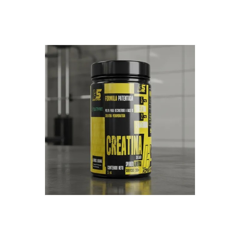 Creatina Monohidratada Hs 1kg 200servicios Hiper Sport Full