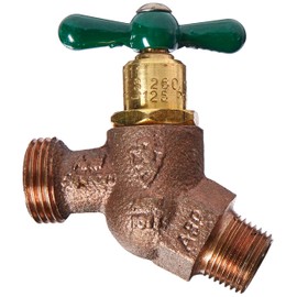 ARROWHEAD BRASS & PLUMBING 261LF 1/2" Male Iron Pipe x 3/4" Hose Connection