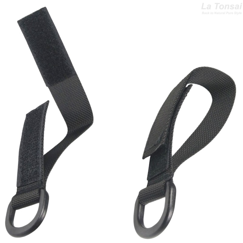 Velcro Webbing Clip Molle System Hook Hanging Strap Holder (BLACK