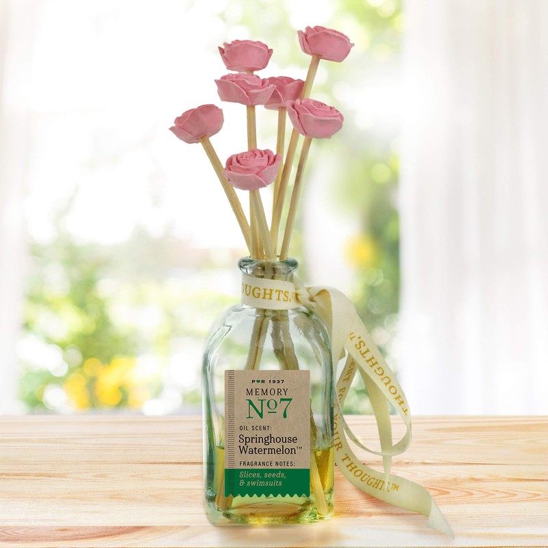 Penny & Rose Ceramic Rose Diffuser | Springhouse Watermelon Oil