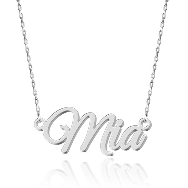UMAGICBOX Personalised Name Necklace | 14 Fonts to Choose From