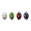 Lauschaer Glas Glass Easter Eggs with Granules, Various Sizes and