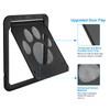 Ownpets Dog Screen Door, Inside Door Flap 12x14x0.4 Inch, Lockable