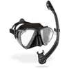 Cressi Premium Dry Snorkel Combo Set - Penta & Alpha