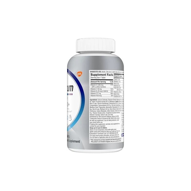 Centrum Silver Multivitamin for Men 50 Plus 200 Count Vitamin