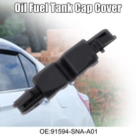 X AUTOHAUX 91594-SNA-A01 Fuel Tank Filler Cap Cover Clip Oil Tank Cover Fastener for Honda Accord 2008-2017 for Honda CR-V 2007-2016 for Honda Civic 2006-2015 for Honda Pilot 2009-2015 Black