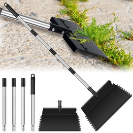 Garden Flat Shovel - Weeding Tool, 62 Inch Heavy Duty Multifunctional Garden Cleaning Shovels, Floor Scrapers Long Handle, Metal Weeding Scraper for Lawn Edging, Ice Scraper Snow Shovel