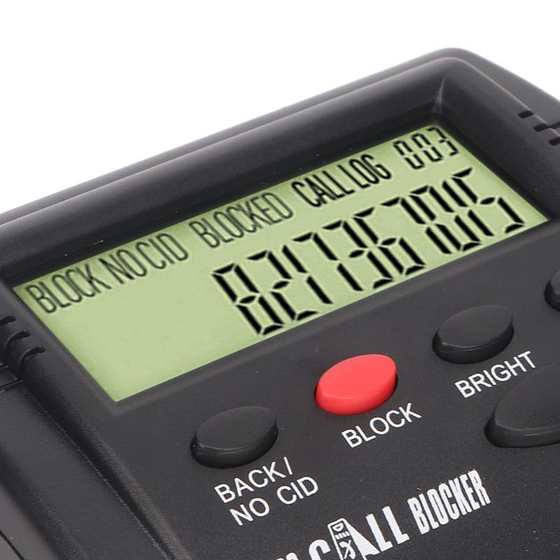 Call Blocker for Landline Phones, 2000 Groups, LCD Screen Display,