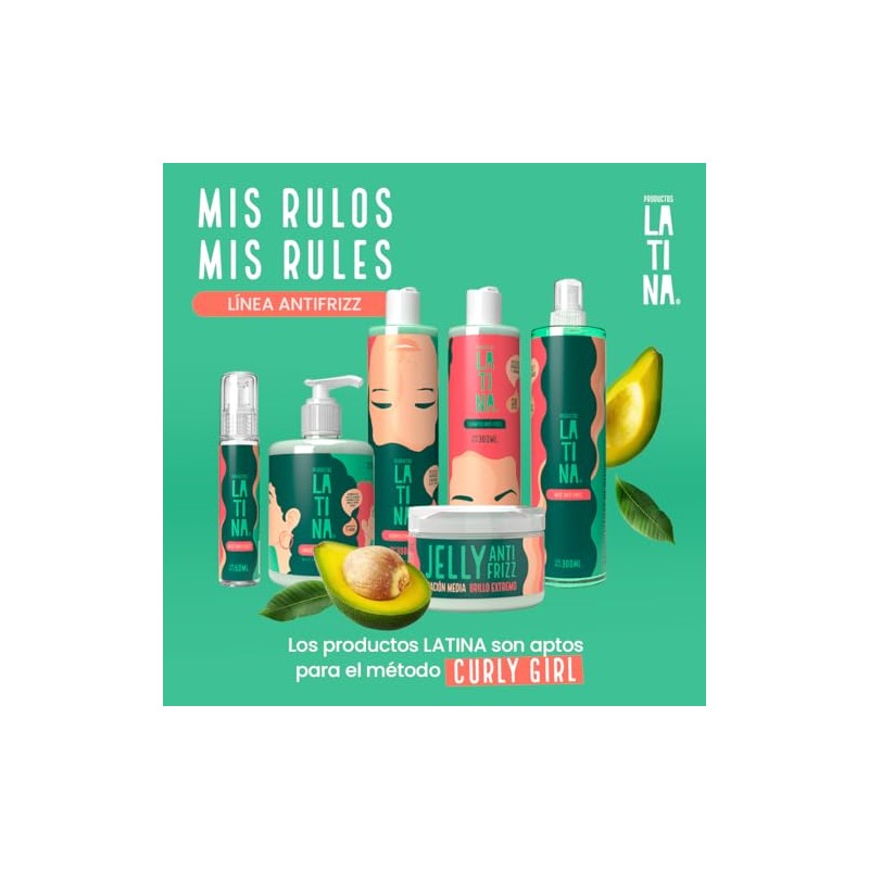 PRODUCTOS LA TI NA Shampoo LATINA Antifrizz 300 ml
