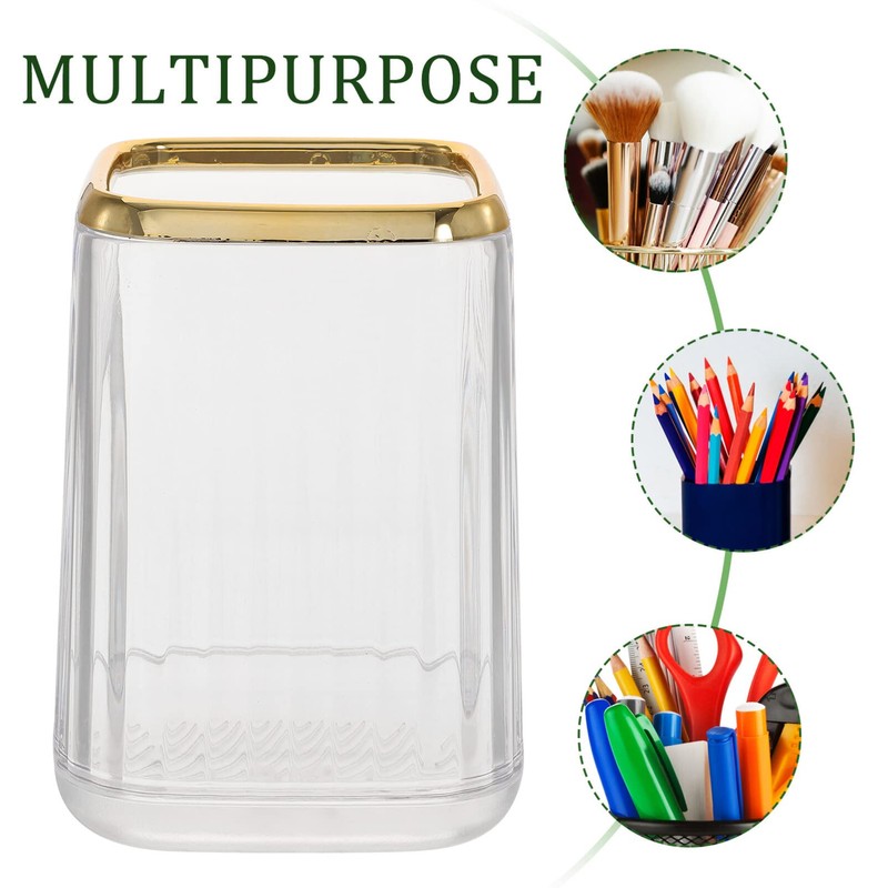 Beavorty Makeup Brush Holder Stylish Storage Organizer for Desktop for