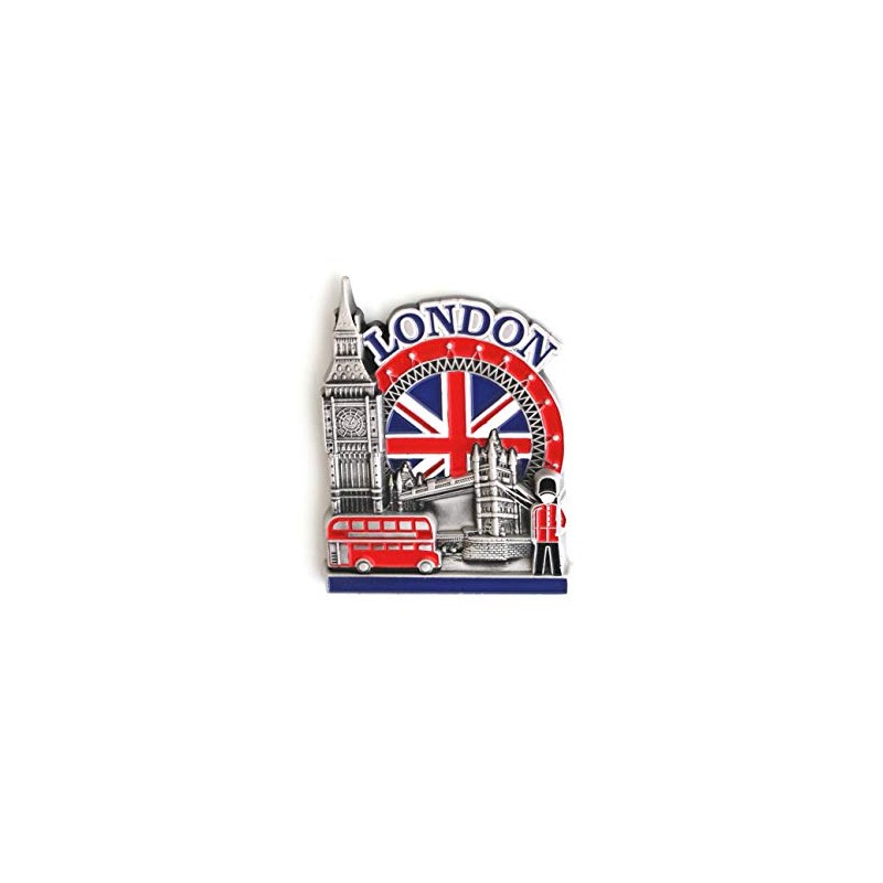 London - 3D Metal Fridge Magnet for Kitchen Refrigerator -