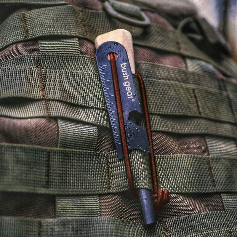 Bush Gear "Woodz" Fire Steel - Flint with Handmade Handle