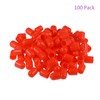 DMiotech 100pcs 9 mm ID Red Screw Thread Protection Rubber