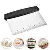 BZKSER Dough Scraper, 1 Piece Scraper for Dough, Stainless Steel,