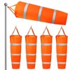 ZOOFOX 4 Pack 40 Inch Windsock, Heavy Duty Printed Wind