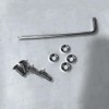 LOYELEY Car License Plate Anti-Theft Bolt Screws M6 License Frame