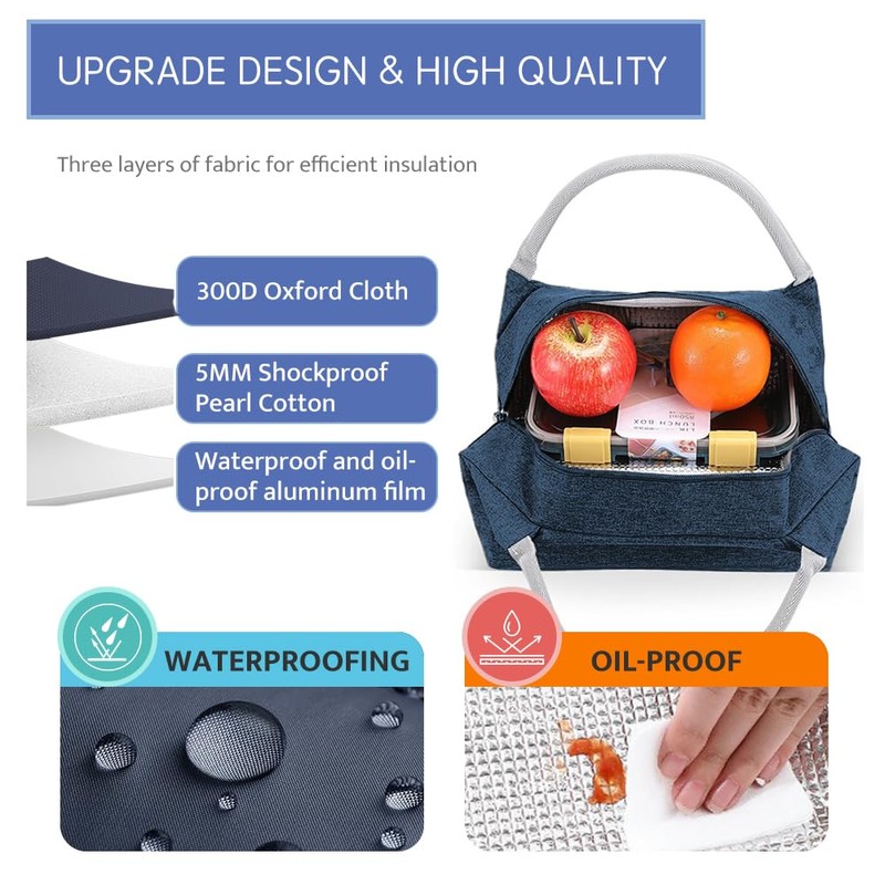 BRYN Cool Bag Small 7.9 L, Small Cool Bag, Foldable,
