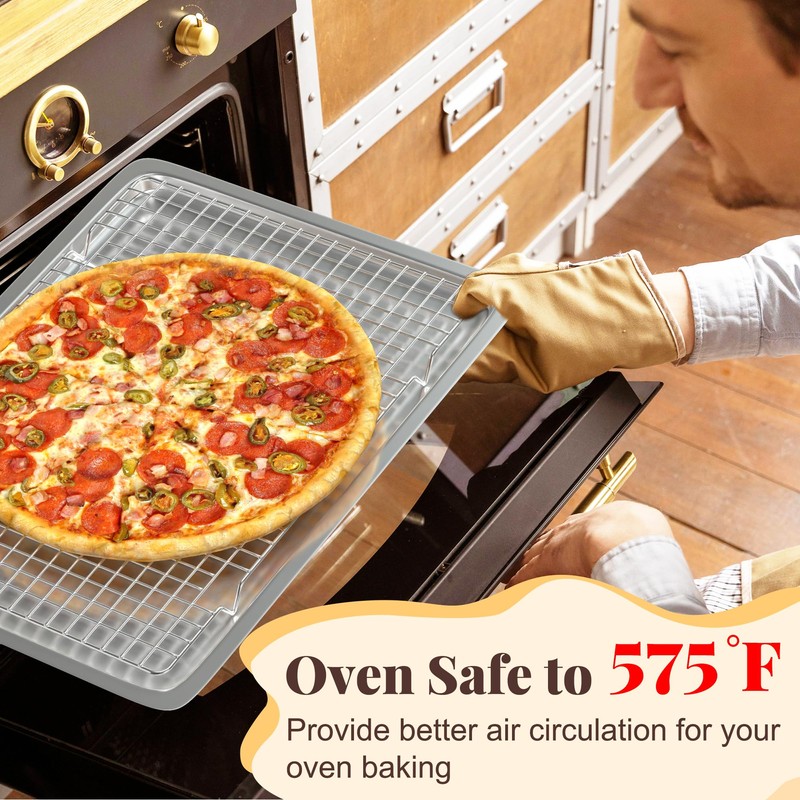 Cooling Racks for Cooking and Baking - 2 PCS 11.65"