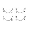 2 Pairs of Star Earrings, Five-Pointed Star Earrings, Star Earrings,