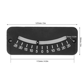 Horizontal Micro Angle Tester Mini Angle Inclinometer ‑25 to 25 Degree Level Slope Indicator Goniometer Tube Clinometer