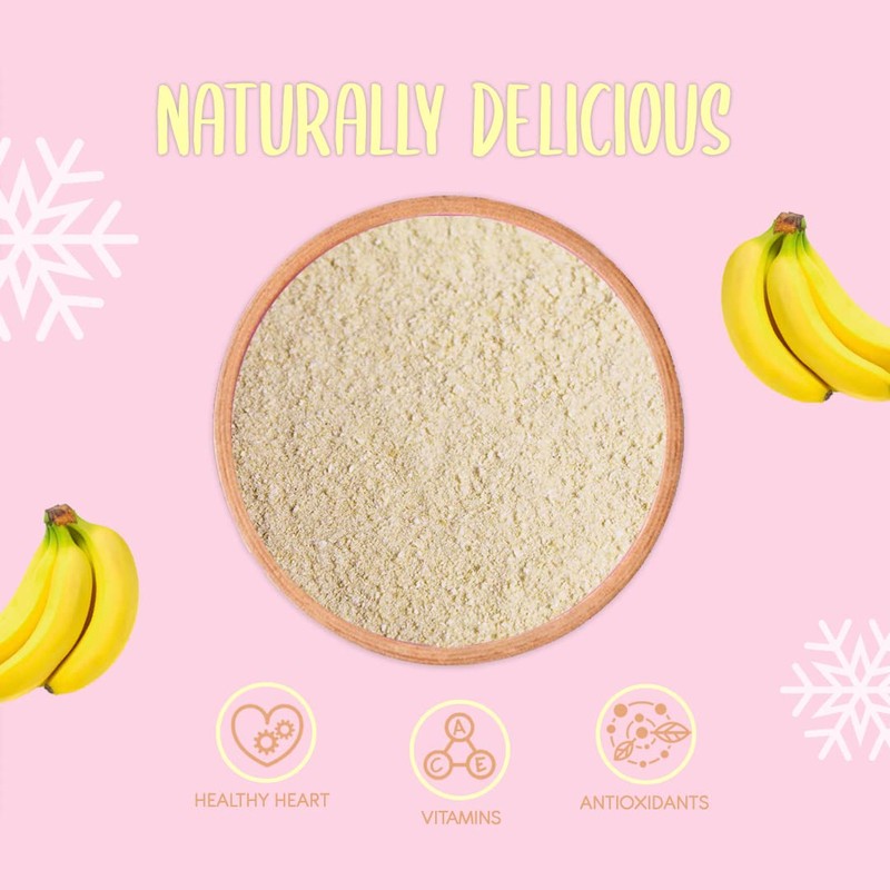 Freeze Dried Banana Powder 100g - No Added Sugar, 100%
