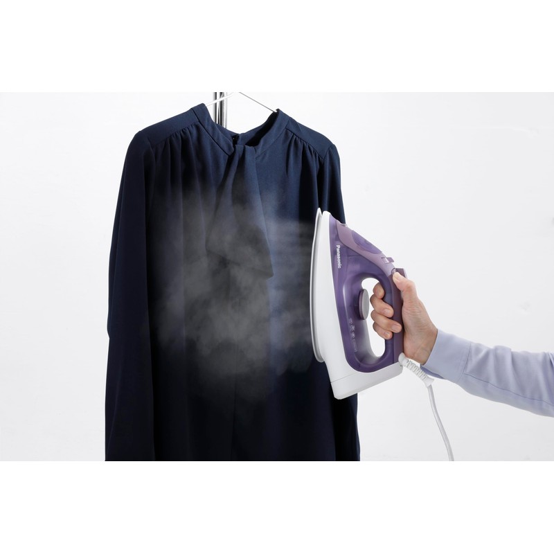 Panasonic NI-S630 Steam/Dry Iron, Ergonomic 1500W with Ceramic Soleplate and