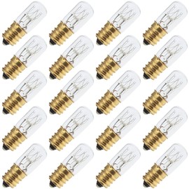 Industrial Performance 15T4C-S 130V (1 1/2"), 15 Watt, T4, Candelabra Screw (E12) Base Tubular Light Bulb (20 Bulbs)