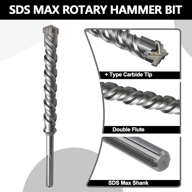 3/8 x 20 inch SDS Max Rotary Hammer Drill Bit,