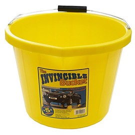 Invincible Builders Building Bucket Yellow Heavy Duty Strong Fast Postage