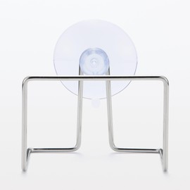 MUJI MCC65A2S Stainless Steel Sponge Holder, Silver, Approx. Width 2.8 x Depth 1.8 x Height 2.2 inches (7 x 4.5 x 5.5 cm)