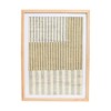 Creative Co-Op Boho Handwoven Cotton Wall Art with Wood Frame