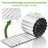 Corrugated Metal Garden Edging, 10"×20Ft Landscape Edging Border for Garden,