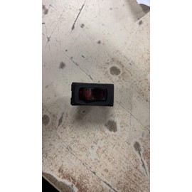 (Pair) Carling Technologies Switch Rocker Rocker SPST, 16A, 250V, RED