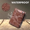 Multi-Functional RFID Blocking Waterproof Durable PU Leather Wallet - 2023