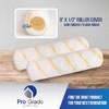 Pro Grade - Cubiertas para rodillos de pintura, microfibra de