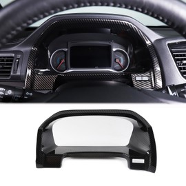 Heutamo Dashboard Panel Frame Trim Cover Compatible with Honda Pilot 2015-2022,Dash Board Meter Bezel Panel Frame Cover Trim Interior Decoration Accessories (Carbon Fiber Pattern)