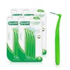 GUM Proxabrush Go-Betweens - Angled- Interdental Brushes - Soft Bristled