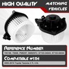 HVAC A/C Heater Blower Motor with Fan Cage, Compatible with