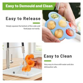 WATUNID 3 Pack Silicone Egg Bites Molds for Air Fryer, Non-Stick Egg Bite Maker with 1Pc Oil Brushes and 8Pcs Muffin Cups, Reusable Silicone Baking Cups with Lid or Cooking, Air Fryer Accessories