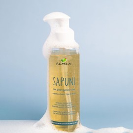 Natürliches Gesichtsreinigungsgel, feuchtigkeitsspendend und reparierend, 200 ml, Duft Vanille und Ozean, vegan, mit Hyaluronsäure und Niacinamid, für alle Hauttypen – SAPUNI von Namur Cosmetics