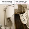 Bidet T Adapter with Shut-Off Valve, Brass T Valve Adapter