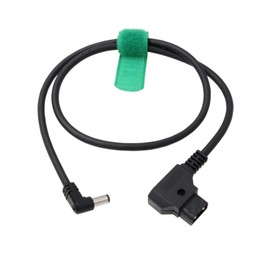 HangTon D-tap to DC Barrel 5.5 2.1mm Right Angle Power Cable for SmallHD 702 Atomos Ninja Shogun Inferno Flame LILLIPUT Monitor V-Mount 60cm