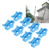 50Pcs Electric Fence Insulators ABS Electric Fence Tightener in Line