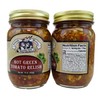 Amish Wedding Hot Green Tomato Relish 15 Ounces (Pack of